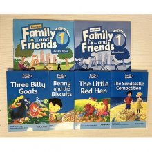 پک کتاب امریکن فمیلی اند فرندز یک American Family and Friends 1 (وزیری،رحلی)