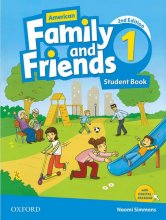 کتاب زبان امریکن فمیلی اند فرندز ویرایش دوم American Family and Friends 1 وزیری