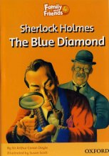 کتاب زبان داستان فمیلی اند فرندز ریدرز Family and Friends Readers 4 Sherlock Holmes The Blue Diamond