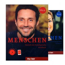 پک دوجلدی کتاب زبان آلمانی منشن Menschen A2