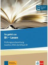کتاب آزمون آلمانی زوگتز زو لزن So gehts zu B1 Lesen Prufungsvorbereitung  نوشتاری
